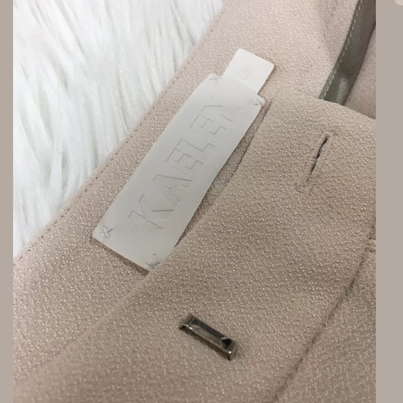 Runway KAELEN Crop Cream Pink Palazzo Pants 6 - Picture 4 of 8